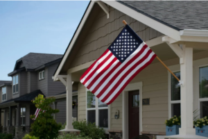 va construction blog 4 - VA Construction Loan - VA Construction Loan Florida home with American flag – Florida VA Land and Construction Loans by VA Construction Loan.